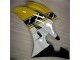 Plástico R6 06-07 - Amarelo Branco Preto Plástico R6 06-07 - Amarelo Branco Preto