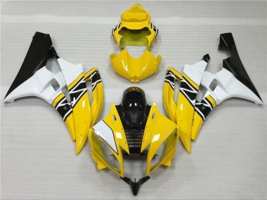 Plástico R6 06-07 - Amarelo Branco Preto