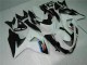 Plásticos GSXR 1000 K9 09-16 - Branco Preto Plásticos GSXR 1000 K9 09-16 - Branco Preto