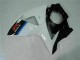 Plásticos GSXR 1000 K9 09-16 - Branco Preto Plásticos GSXR 1000 K9 09-16 - Branco Preto
