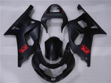 Plásticos GSXR 600 / 750 K1 K2 K3 01-03 - Preto