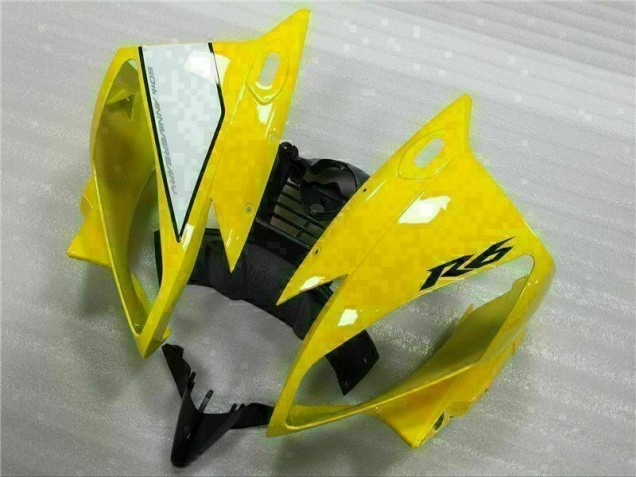 Plásticos R6 06-07 - Amarelo Branco Preto