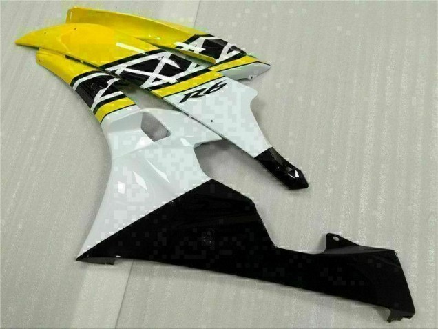 Plásticos R6 06-07 - Amarelo Branco Preto