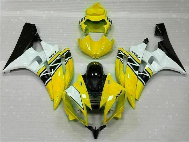 Plásticos R6 06-07 - Amarelo Branco Preto