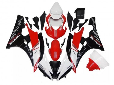 Plásticos R6 06-07 - Branco Vermelho Preto