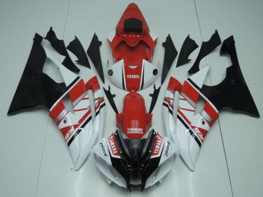 Plásticos R6 08-16 - Vermelho Branco Preto
