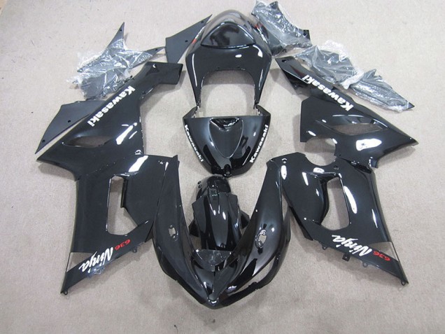 Plásticos ZX6R 05-06 - Preto Ninja 636 Plásticos ZX6R 05-06 - Preto Ninja 636